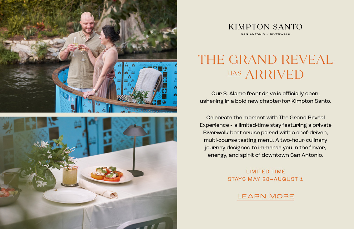 Grand Reveal Experience package for Stays from May 28 to August 1 - Learn More